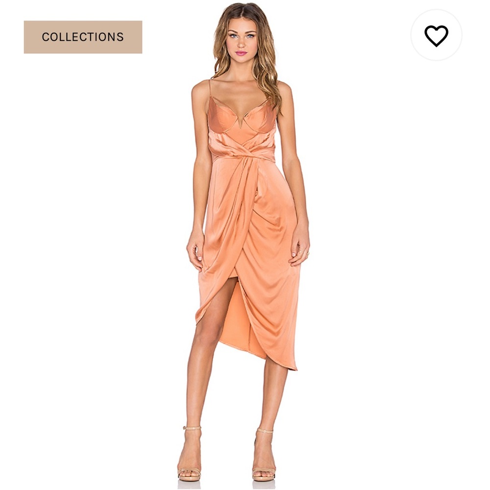 Zimmermann Sueded Balconette Dress in Ochre